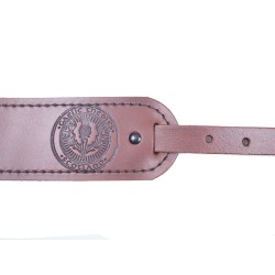 Belt Plain Brown Leather
