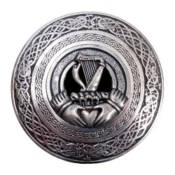 Irish Clan Crest Circular Belt Buckle 