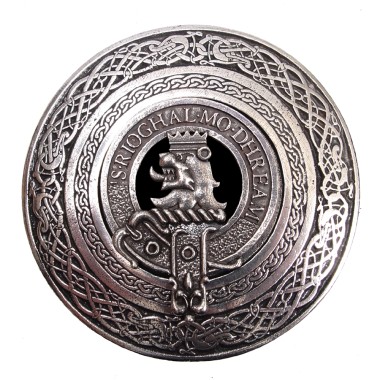 <br>Clan Erskine Crest Circular Belt Buckle 