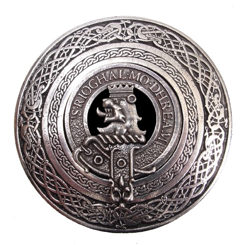 Scottish Clan Crest Circular Belt Buckle 