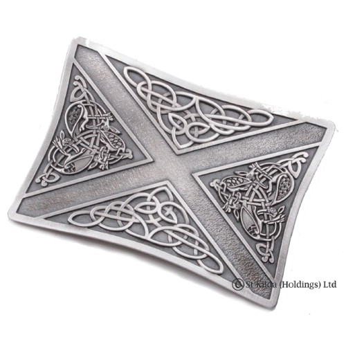 Belt Buckle Celtic Saltire
