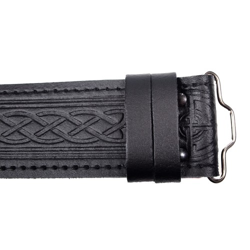 Velcro Adjuster Belt Celtic Embossed