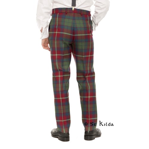 Tartan Trousers - modern low-waist trousers