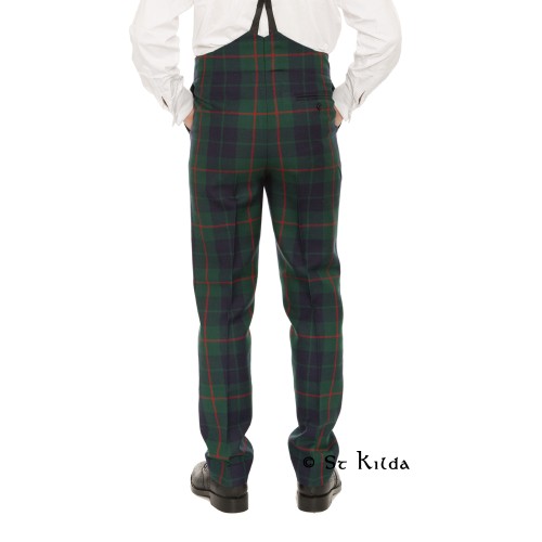 Fishtail Trews - Traditional high-waist tartan trews