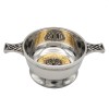 3" Quaich Scottish Clan Crest and gold surround