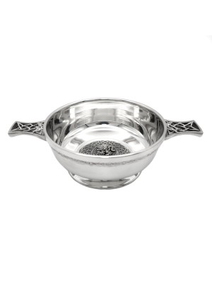 4" Quaich with Scottish Clan Crest