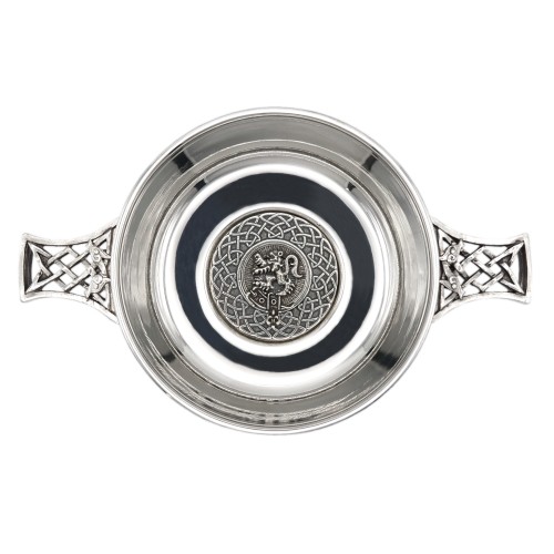 4" Quaich with Scottish Clan Crest