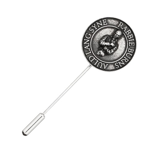 Lapel Pin - Robert Burns - Auld Lang Syne