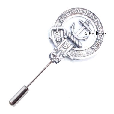 Lapel/Tie Pin - <br>Clan Gray Crest