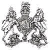 Cap Badge - Royal Arms - Lion and Unicorn