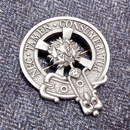 Cap Badge Burning Bush for Clergymen