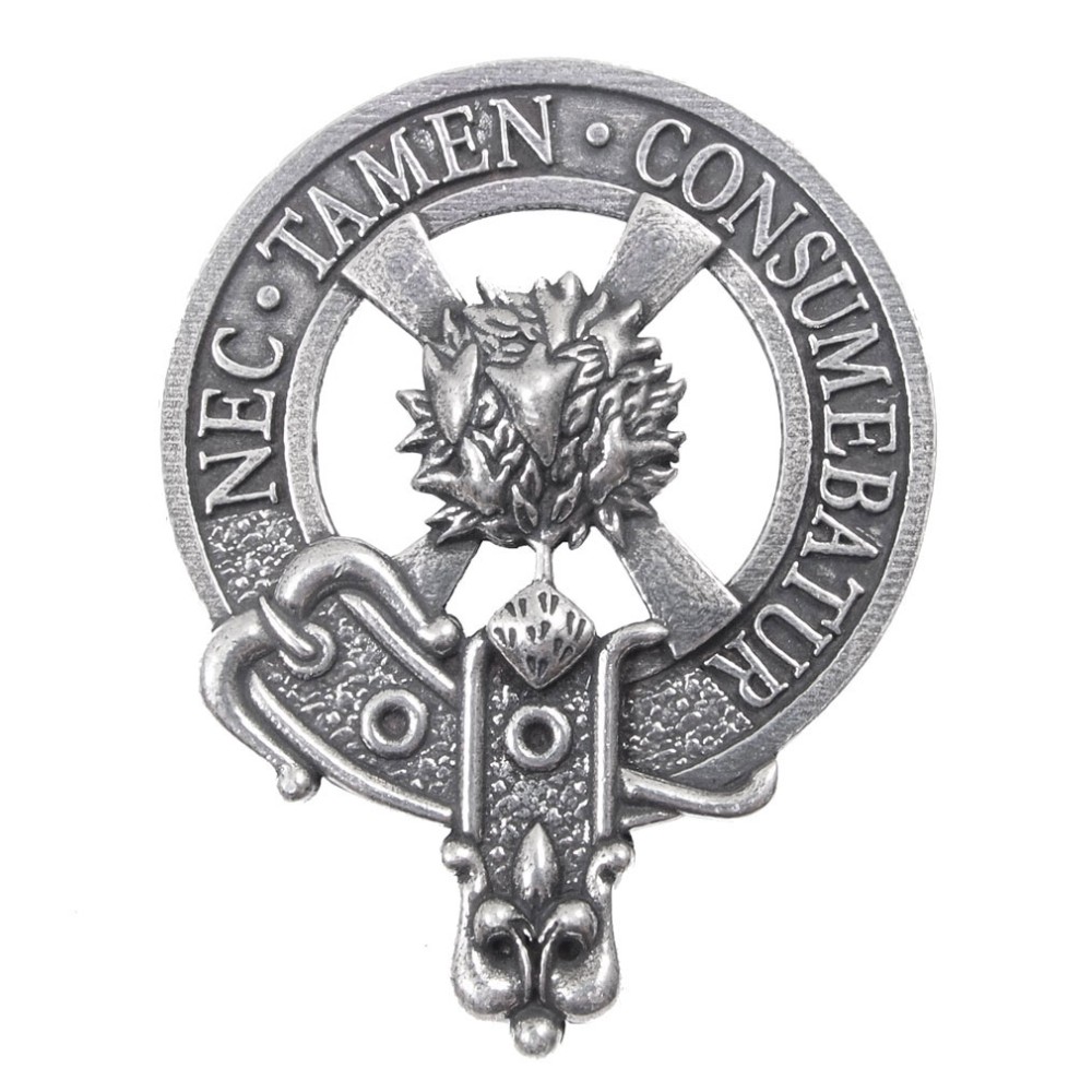 Cap Badge Burning Bush for Clergymen