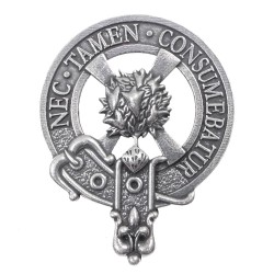 Cap Badge Burning Bush for Clergymen