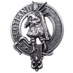 Cap Badge Bagpiper