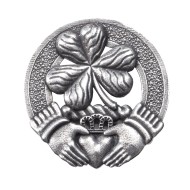 Cap Badge Irish Shamrock