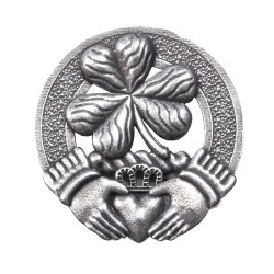 Cap Badge Irish Shamrock