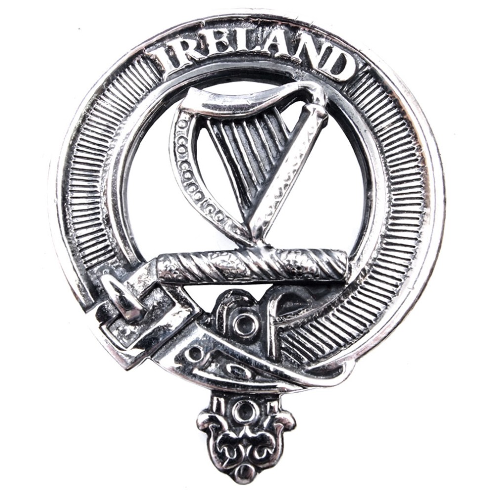 Carrick Irish Harp Cap Badge 
