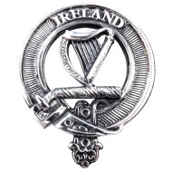 Carrick Irish Harp Cap Badge 