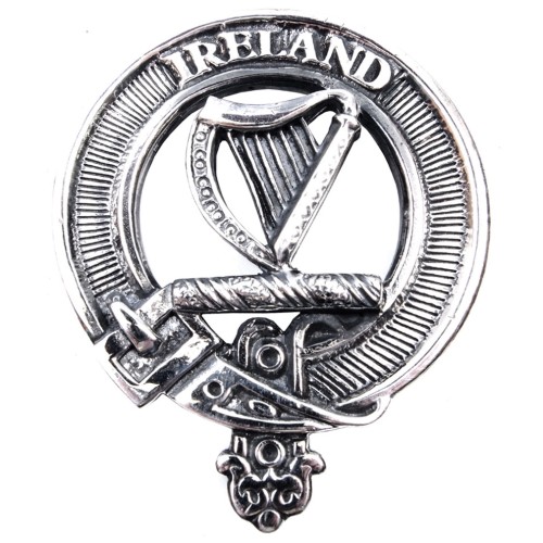 Carrick Irish Harp Cap Badge 