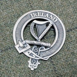 Carrick Irish Harp Cap Badge 