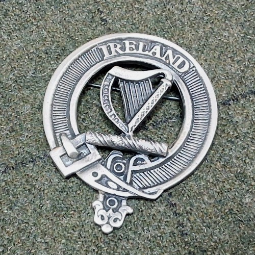 Carrick Irish Harp Cap Badge 