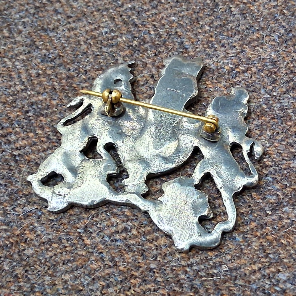 Cap Badge - Royal Arms - Lion and Unicorn