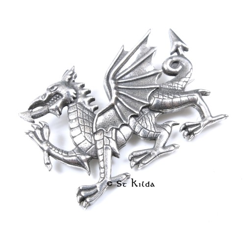 Cap Badge Welsh Dragon