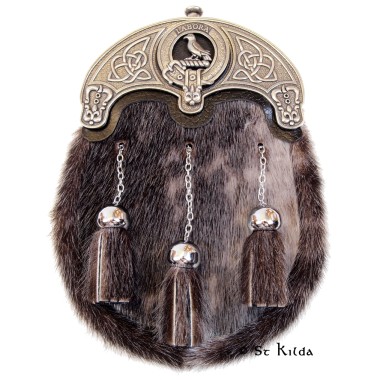 Dress Sporran <br>Clan Mackie Crest 