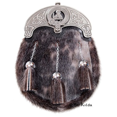 Dress Sporran <br>Clan Maclea Crest 