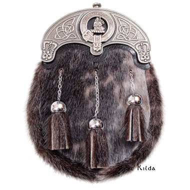 Dress Sporran <br>Clan Maclennan Crest 