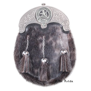 Dress Sporran <br>Clan Macpherson Crest 