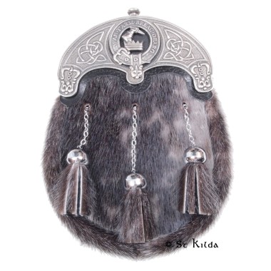 Dress Sporran <br>Clan Macquarrie Crest 