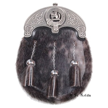 Dress Sporran <br>Clan Macthomas Crest 