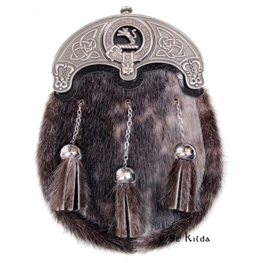 Dress Sporran <br>Clan Mackintosh Crest 