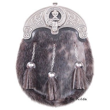 Dress Sporran <br>Clan Moffat Crest 