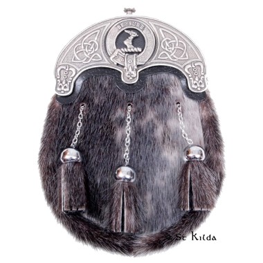 Dress Sporran <br>Clan Paisley Crest 