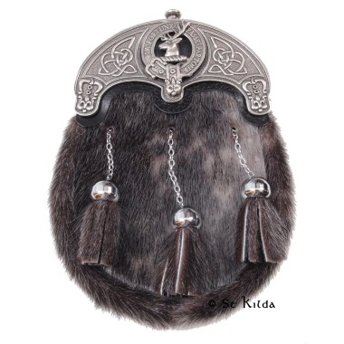 Dress Sporran <br>Clan Rollo Crest 