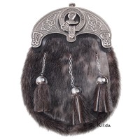 Dress Sporran <br>Clan Rose Crest 