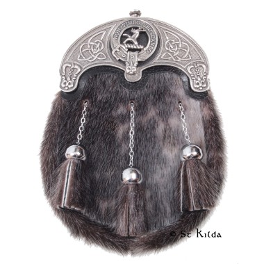 Dress Sporran <br>Clan Strachan Crest 