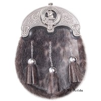 Dress Sporran <br>Clan Tweedie Crest 