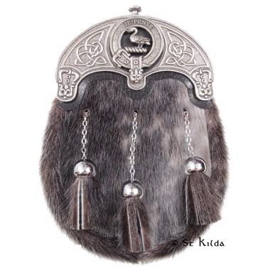 Dress Sporran <br>Clan Wemyss Crest 