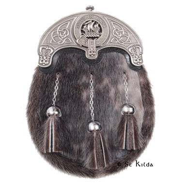 Dress Sporran <br>Clan Wood Crest 