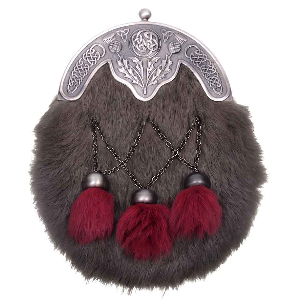 Dyed Fur Dress Sporran