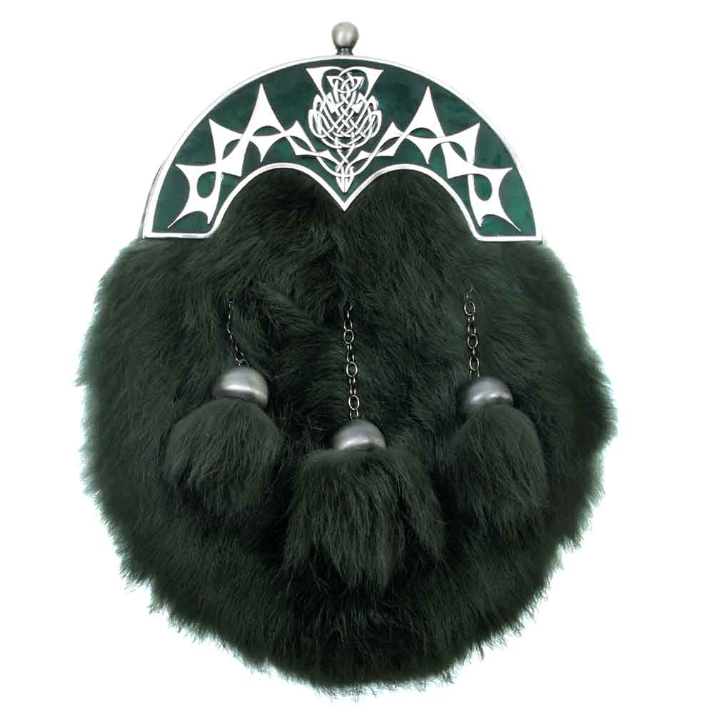 Dyed Fur Dress Sporran