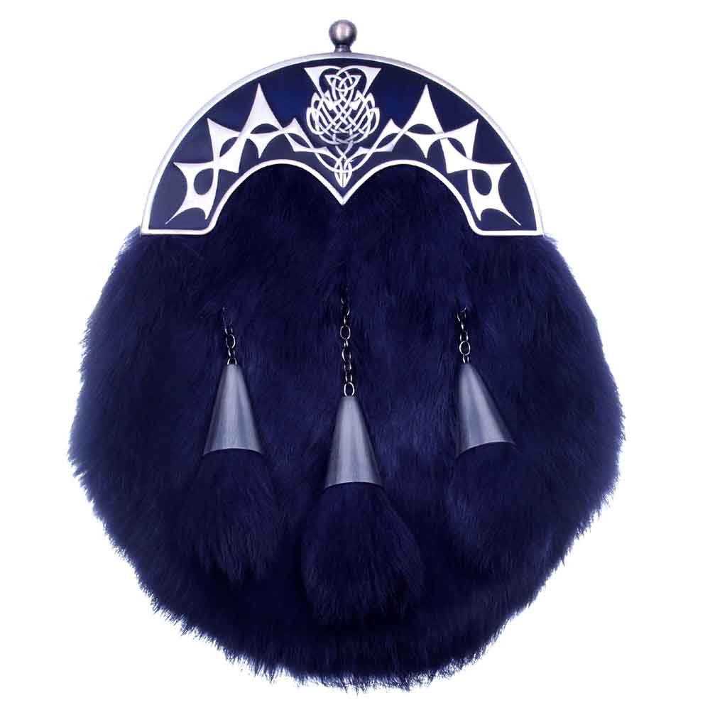 Dyed Fur Dress Sporran