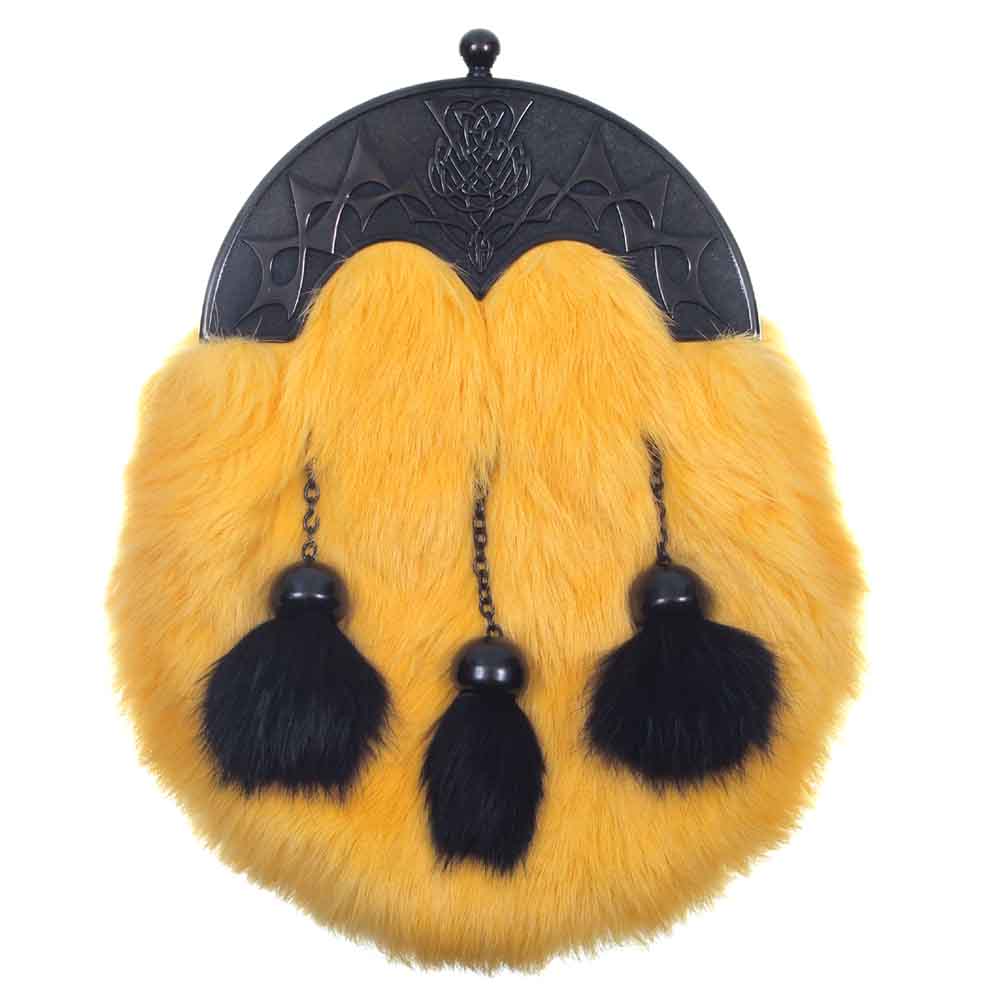 Dyed Fur Dress Sporran