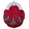 Dyed Fur Dress Sporran