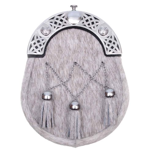 Dress Sporran: Pierced Celtic Knotwork