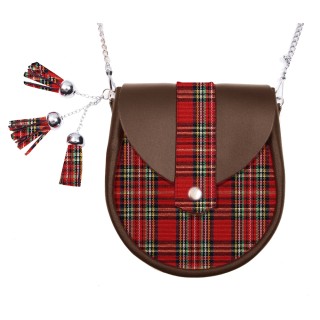 Ladies Tartan Sporran Shoulder Bag