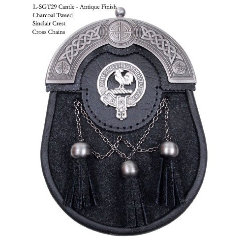 Dress Sporran Scottish Clan Crest 